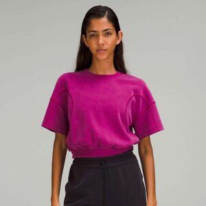 Lululemon Softstreme Gathered T-Shirt - Magenta Purple - Size 10